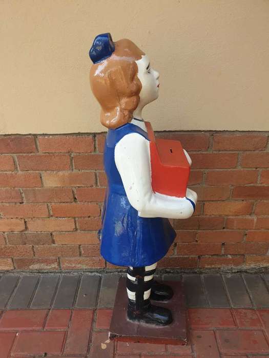 Spastic Society Ribbons Girl Money Donation Box 112 cm Tall