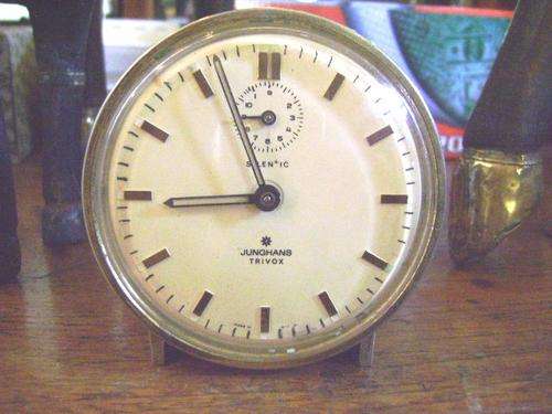 VINTAGE JUNGHANS TRIVOX WORKING ALARM CLOCK