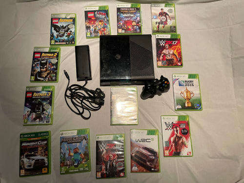 XBox 360 with 14 games