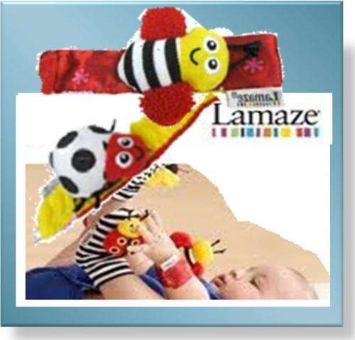 LAMAZE developmental baby Cute Gardenbug Wrist Rattle - FREE SHIPPING OPTION!!!!!