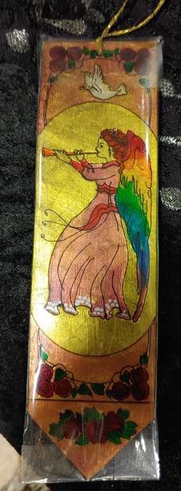 Glded, hand painted bookmark - Angel Series. B12. SALE - WAS R399