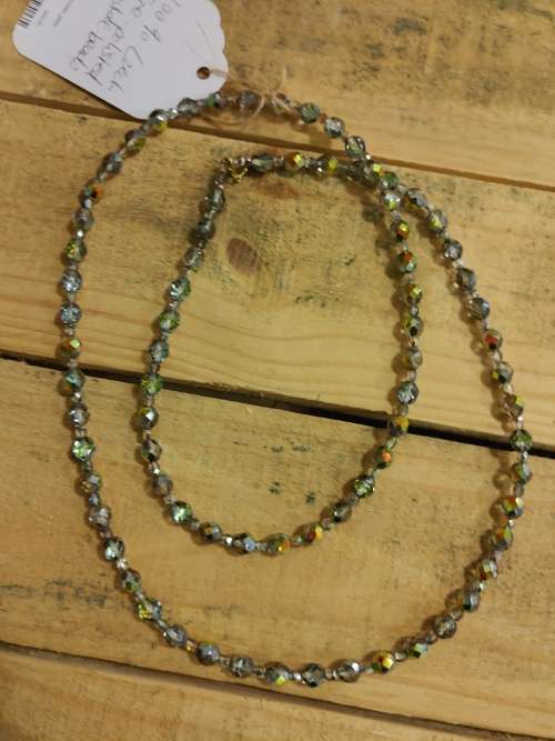 Crystal `Marea` long beaded necklace - beautiful. LN1