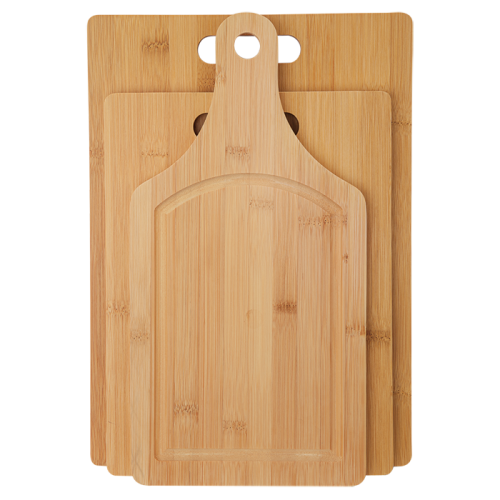 3PC BAMBOO CUTTING BOARD SET