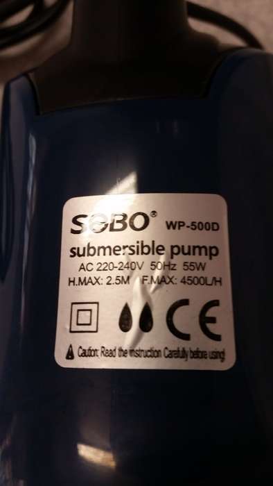 Submersible Pump 4500L/h Sebo WP-500D