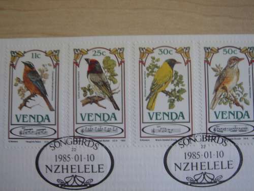 1985 Venda Song Birds on FDC