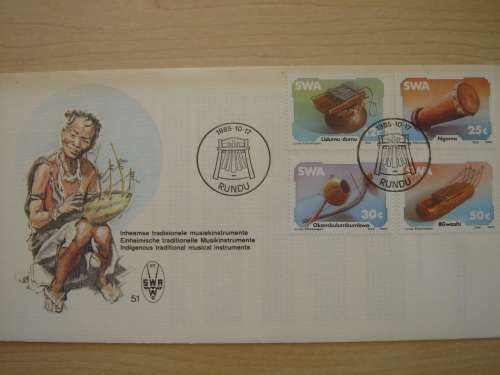 1985 SWA FDC Traditional Musical Instruments