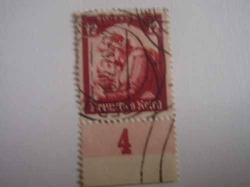 1935 Deutsches Reich MiNr 568 used, stamped with border