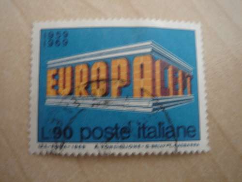 1969 ITALIA - EUROPA CEPT L. 90 used, stamped