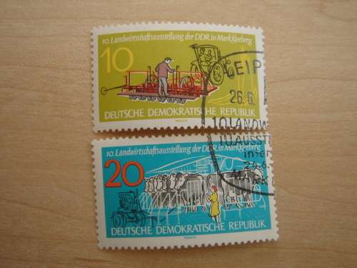 1962 DDR MiNr 895-896 MNH, stamped