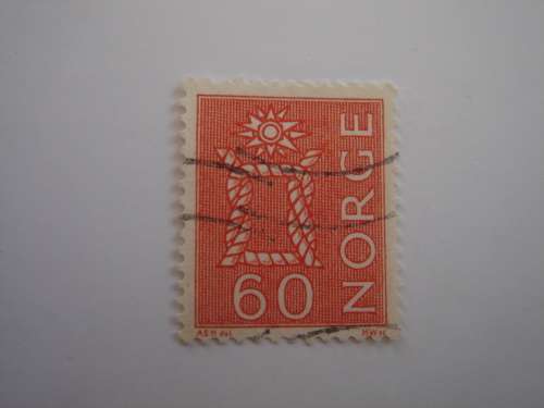 1963 Norway - Definitiv Series 60 Oere used, stamped