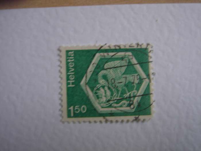 1973 Helvetia - SG862 used, stamped
