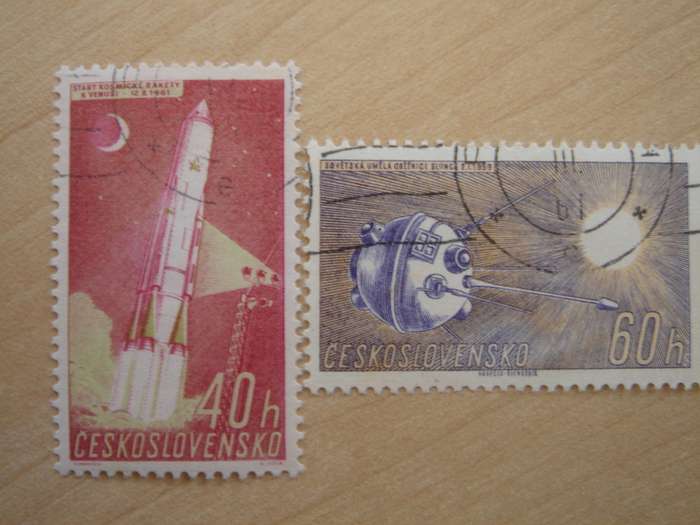 1961 CZ - Cosmic Space Research 40,60 h used, stamped