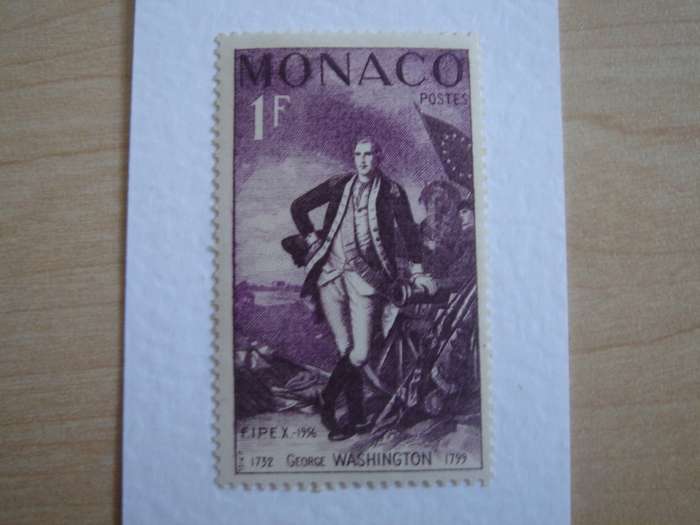 1956 MONACO - George Washington 1 F MNH