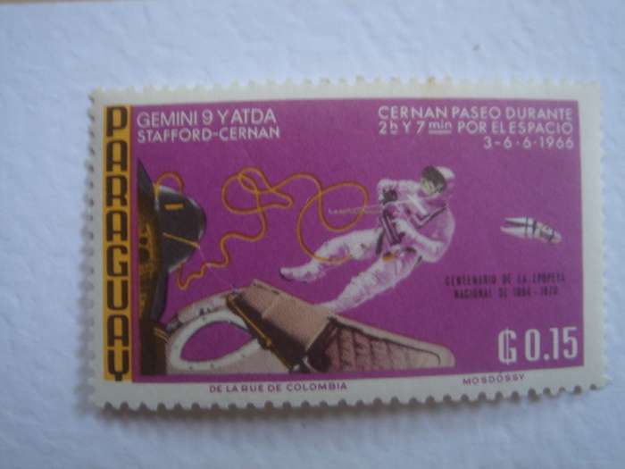 1966 Paraguay - Gemini 9 Mission G 0.15 MNH