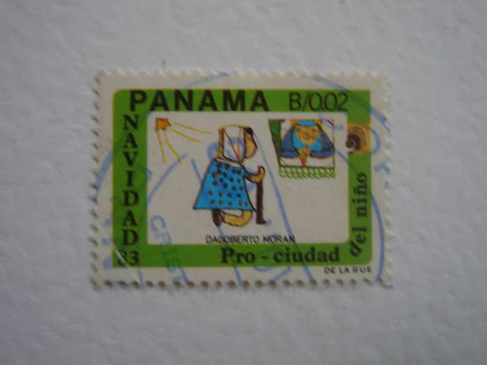 1983 Panama - Christmas B 0.02 used, stamped