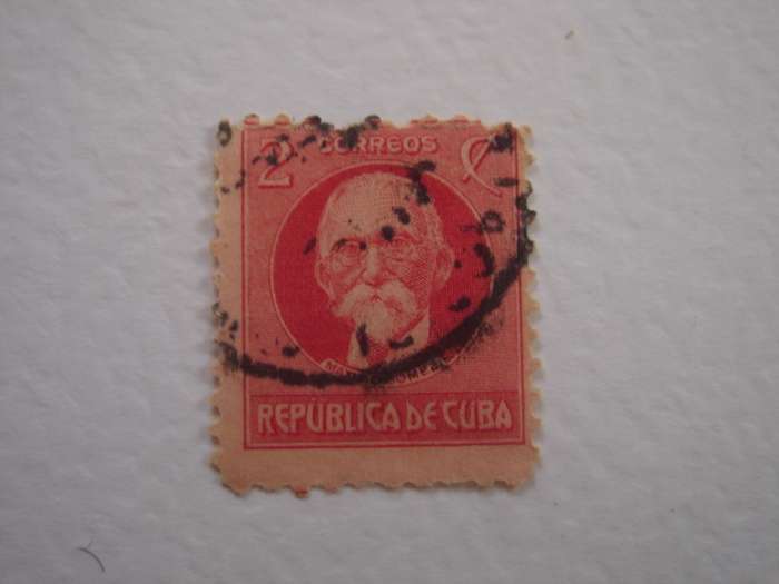 1917 Cuba - Portrait of Gomez 2 c used, stamped