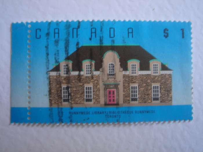 1987 Canada - Runnymede Library Toronto 1$ used, stamped