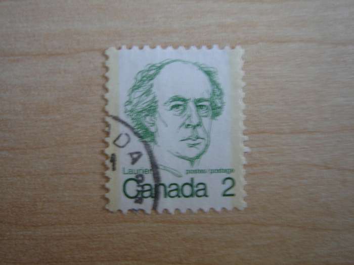 1973 Canada - Laurier 2 c used, stamped
