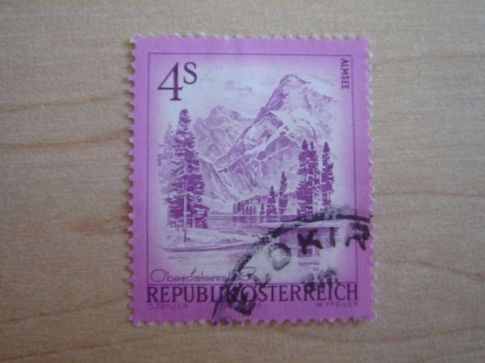 1973 Austria - Almsee 4 S used, stamped