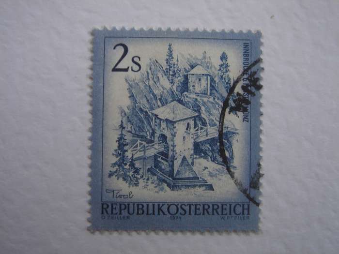 1974 Austria - Innbrucke bei Finstermuenz 2 S used, stamped