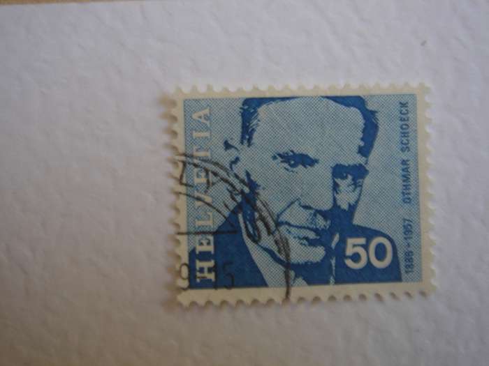 1969 Helvetia - Othmar Schoeck 50 used, stamped