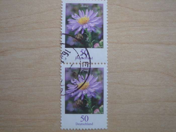 2005 Deutschland MiNr 2463 vertical pair used, stamped
