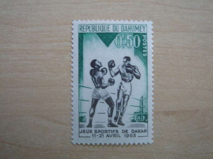 1963 Dahomey - Boxing 0.50 F MNH