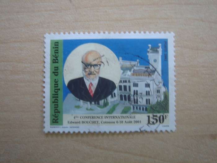 2001 Benin - Edward Bouchet 150 F used, stamped
