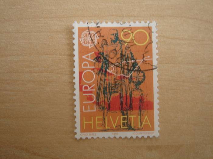 1992 HELVETIA - Europa 90 used, stamped