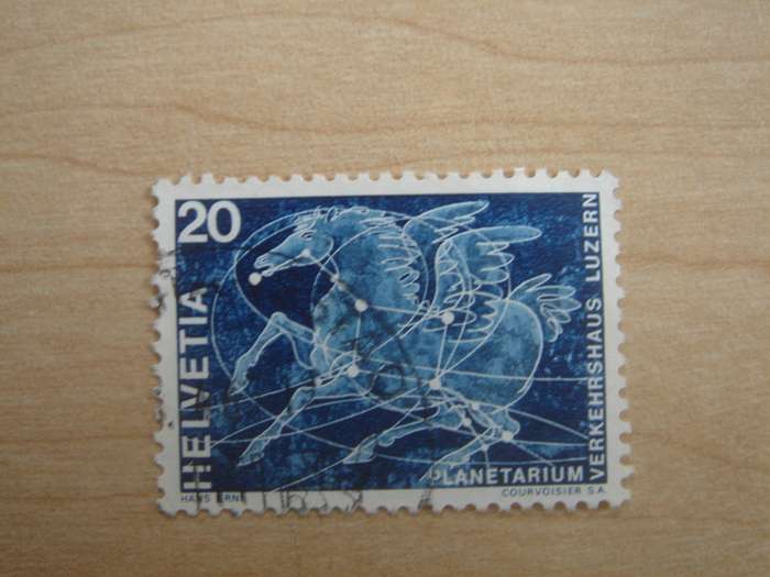 1969 HELVETIA - Pegasus Constellation 20 used, stamped