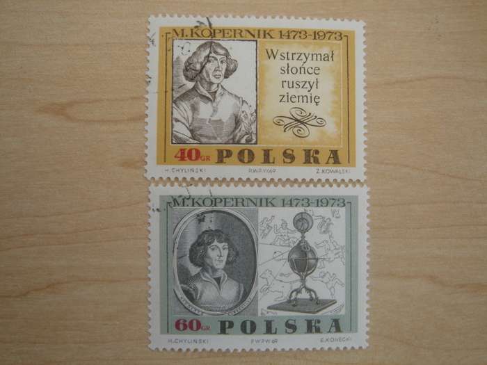 1969 Polska - M Kopernik 40 + 60 GR stamped