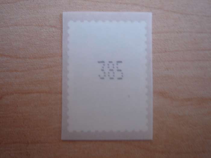 2014 Deutschland MiNr 3094 stamped with number `385` on the back