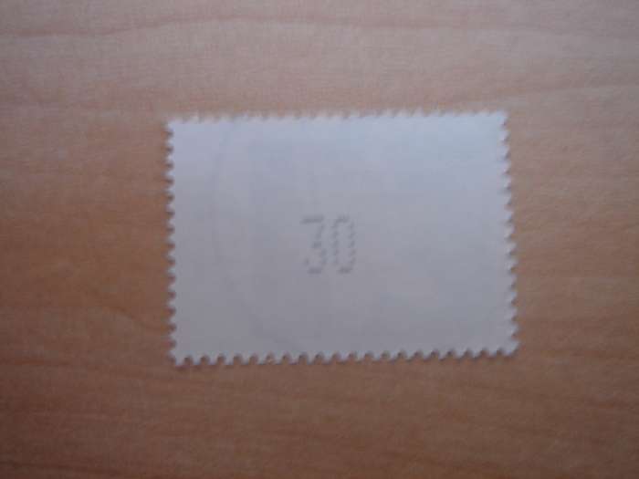 2019 Deutschland MiNr 3472 R stamped with number `30` on the back