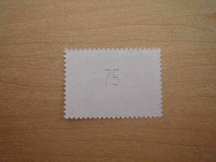 2019 Deutschland MiNr 3501 R stamped with number `75` on the back