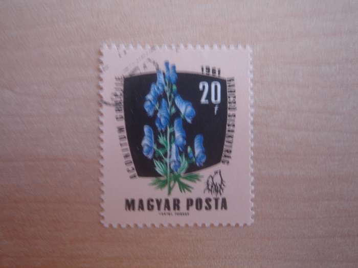 1961 Hungary - Flower 20 f used, stamped