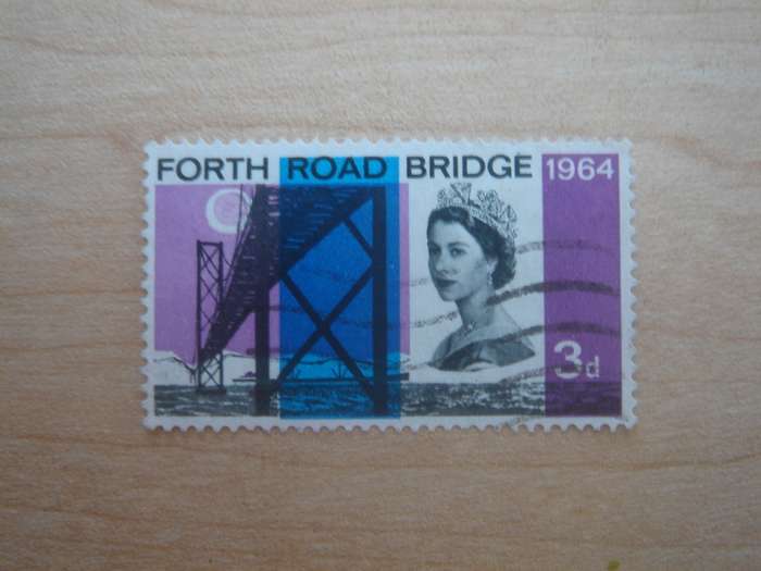 1964 Great Britain - Forth Road Bridge 3 d used, stamped