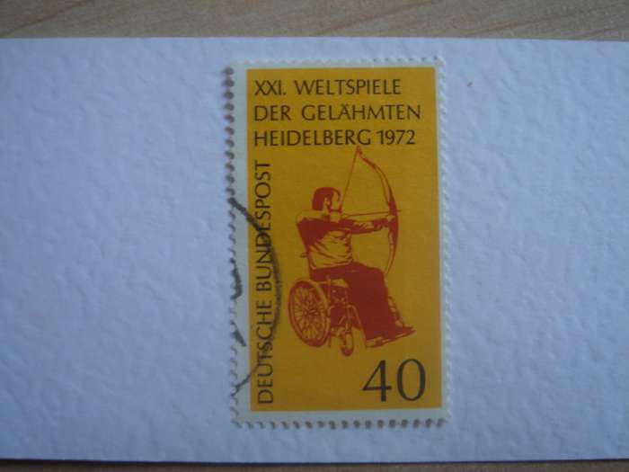 1972 BRD MiNr 733 used, stamped
