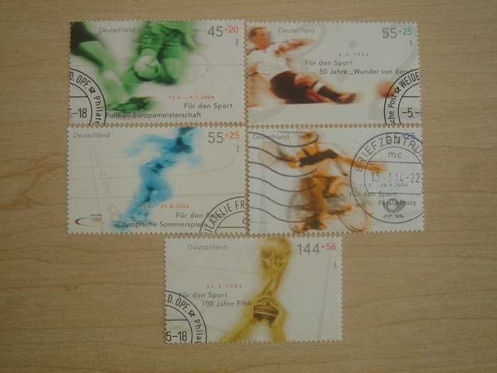 2004 Deutschland MiNr 2382-2386 used, stamped