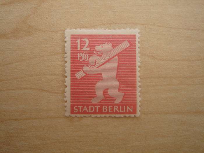 1945 Berlin MiNr 5 B mint, hinged