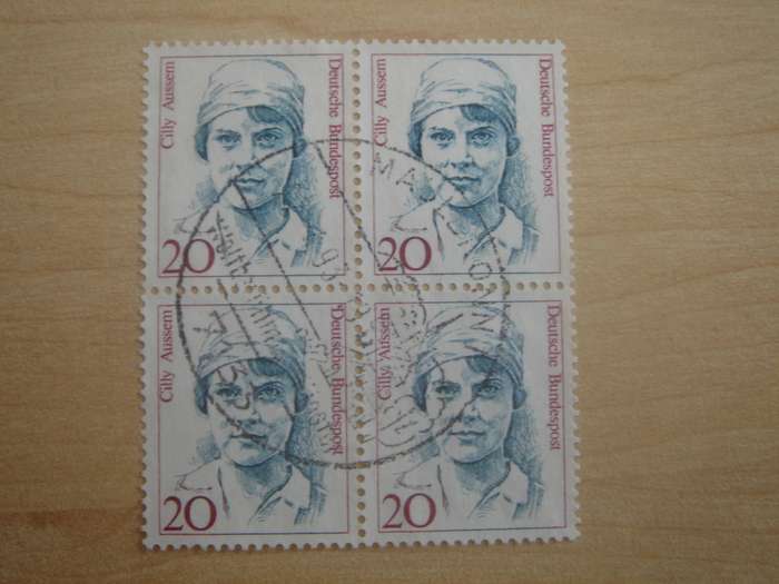 1988 Deutschland MiNr 1365 Block of 4 used, stamped