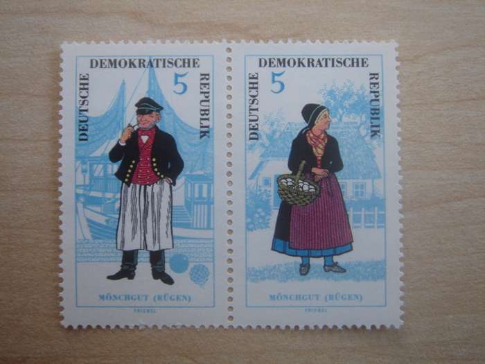 1964 DDR MiNr 1075-1074 W Zd 145 MNH