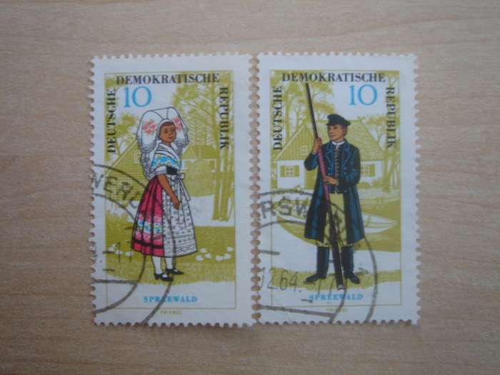 1964 DDR MiNr 1076-1077 used, stamped
