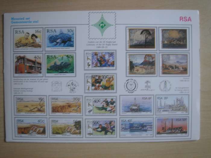 1989 RSA - Mounted Set - 20 stamps MNH