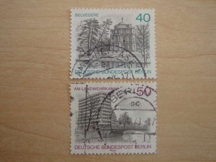 1978 West Berlin MiNr 578-579 used, stamped
