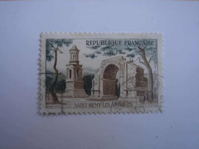 1957 France - Les Antiques, Saint Remy - 50 f used, stamped
