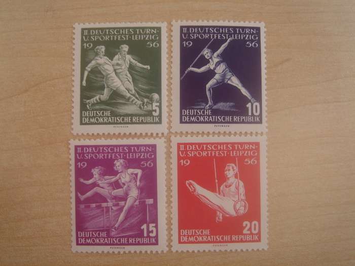 1956 DDR MiNr 530-533 Y II MNH