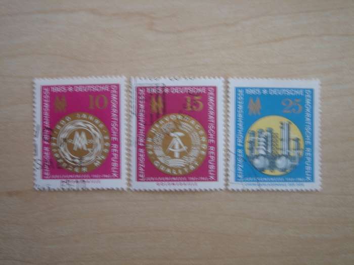 1965 DDR MiNr 1090-1092 used, stamped