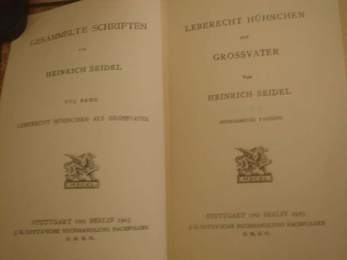 1903 - Heinrich Seidel - Gesammelte Schriften - 8. Band