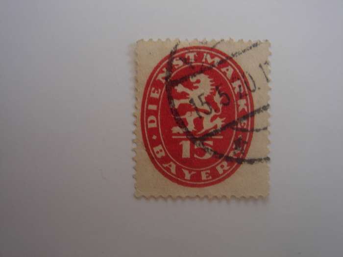 1920 Bayern - Dienstmarke MiNr 46 used, stamped