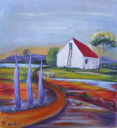 Original painting by Kareni Bester - Acrylic on canvas - 300x300mm